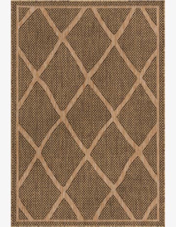 4' x 6' Easy-Clean Lattice Indoor / Outdoor Rug