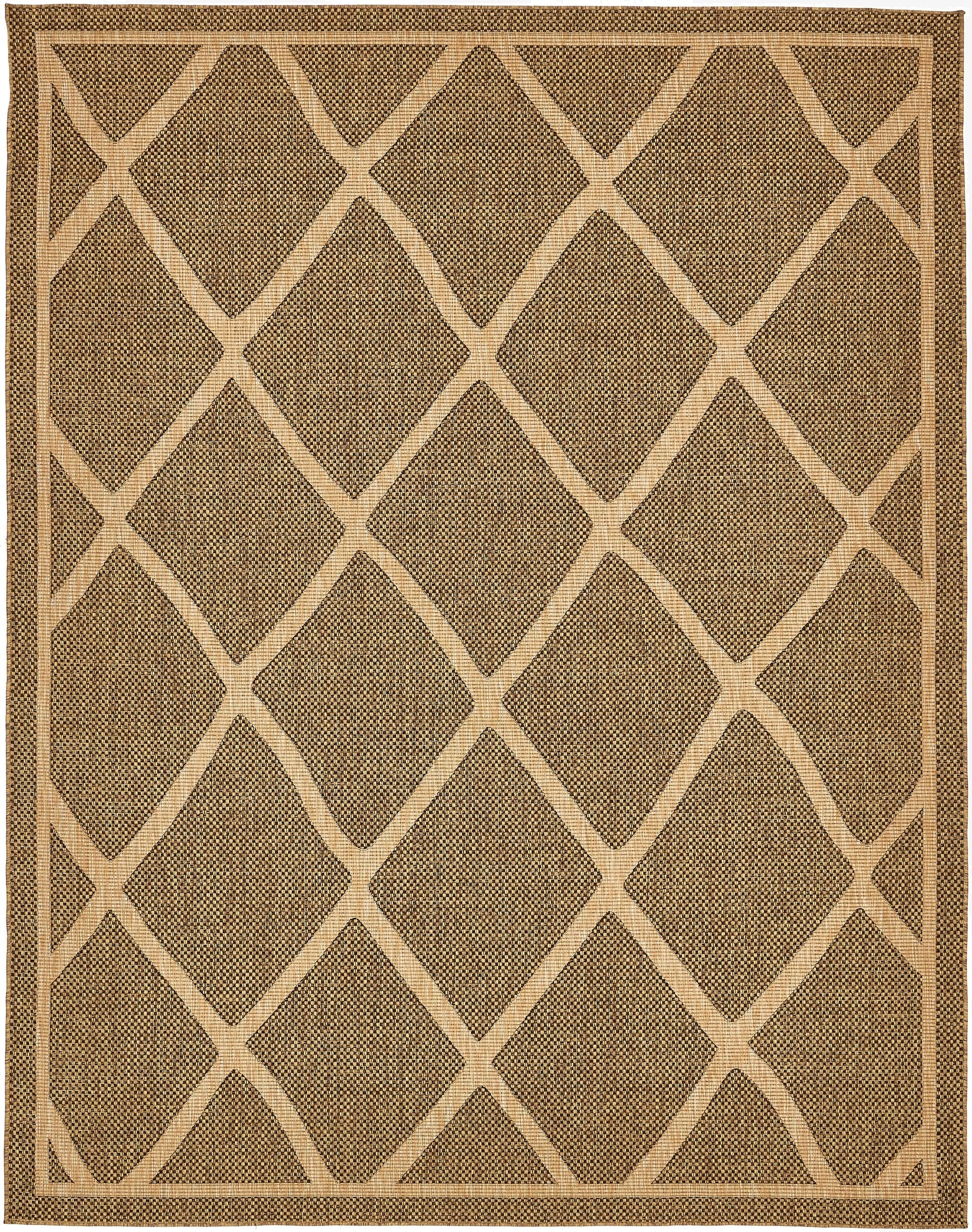 9' x 12' Washable Lattice Indoor / Outdoor Rug
