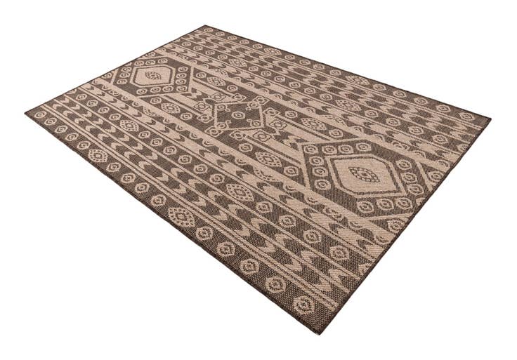Detail image of 5' 2 x 7' 6 Easy-Clean Modern Indoor / Outdoor Rug