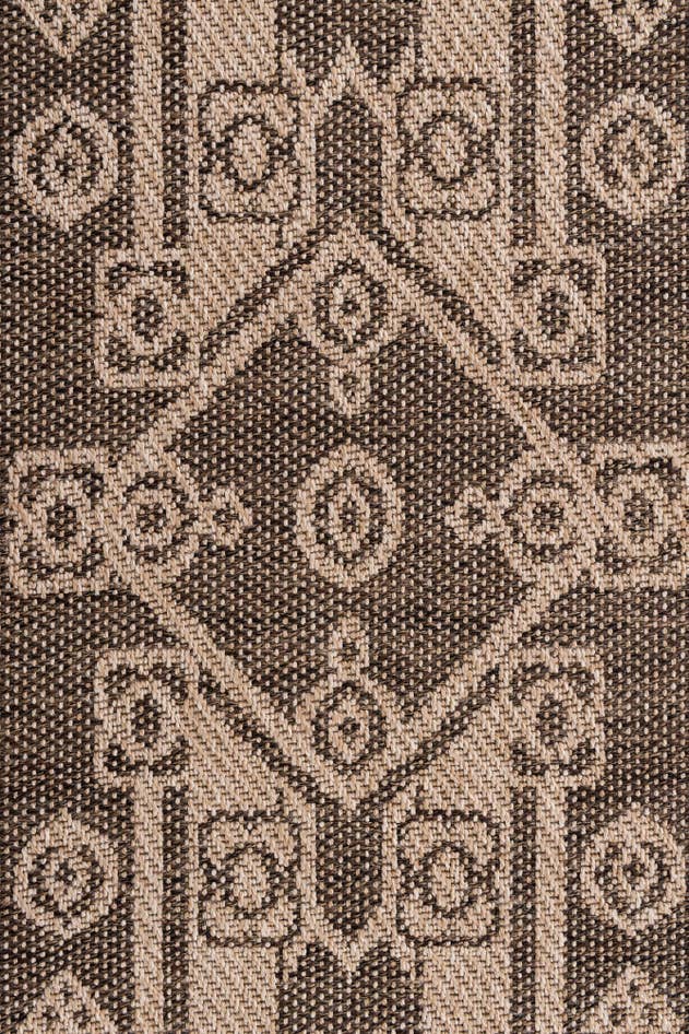 Detail image of 5' 2 x 7' 6 Easy-Clean Modern Indoor / Outdoor Rug