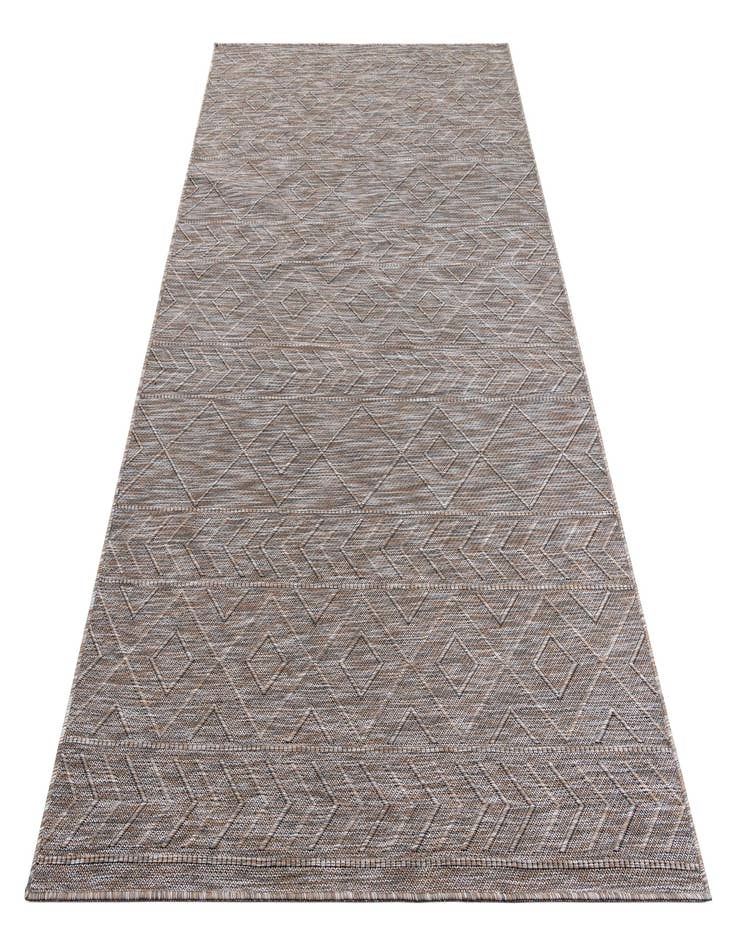 Detail image of 5' 3 x 8' Easy-Clean Modern Indoor / Outdoor Rug