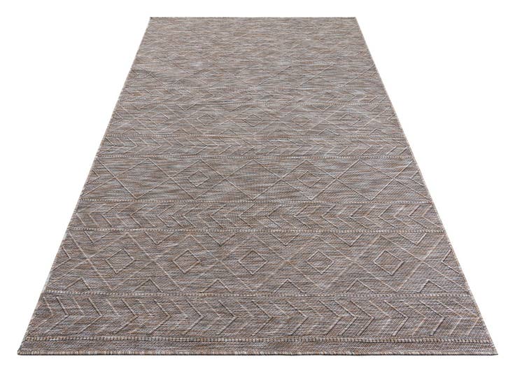 Detail image of 5' 3 x 8' Easy-Clean Modern Indoor / Outdoor Rug