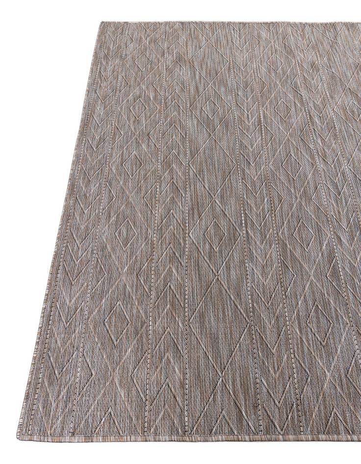 Detail image of 5' 3 x 8' Easy-Clean Modern Indoor / Outdoor Rug