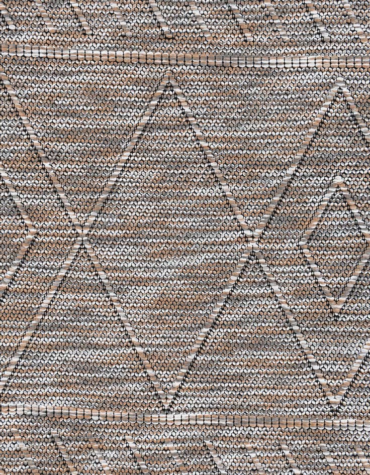 Detail image of 5' 3 x 8' Easy-Clean Modern Indoor / Outdoor Rug