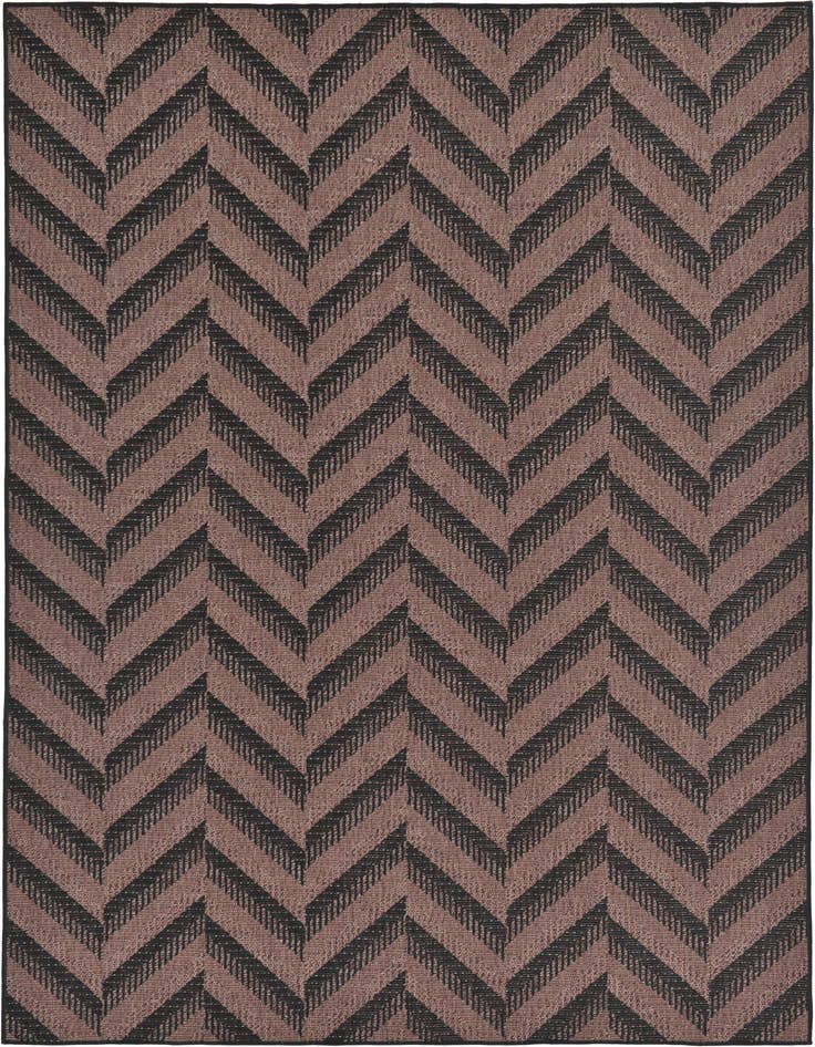 Detail image of 7' x 10' Easy-Clean Modern Indoor / Outdoor Rug