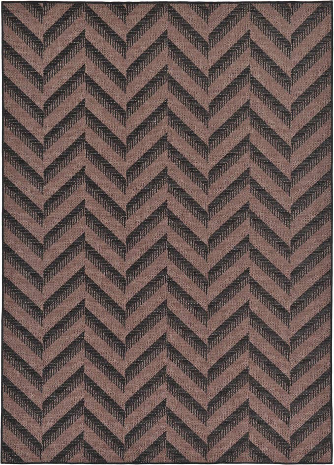 Detail image of 7' x 10' Easy-Clean Modern Indoor / Outdoor Rug