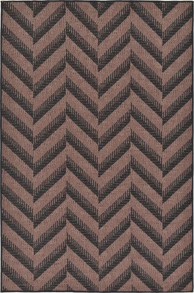 5' 3 x 8' Easy-Clean Modern Indoor / Outdoor Rug