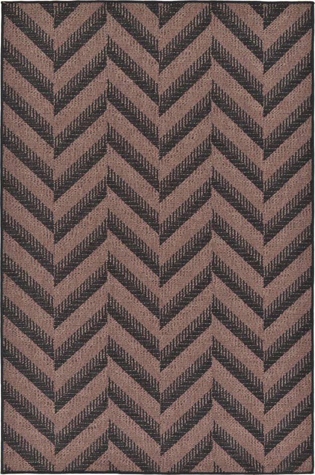 Detail image of 5' 3 x 8' Easy-Clean Modern Indoor / Outdoor Rug