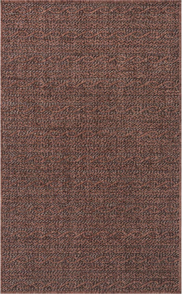 Detail image of 3' 3 x 5' Easy-Clean Modern Indoor / Outdoor Rug