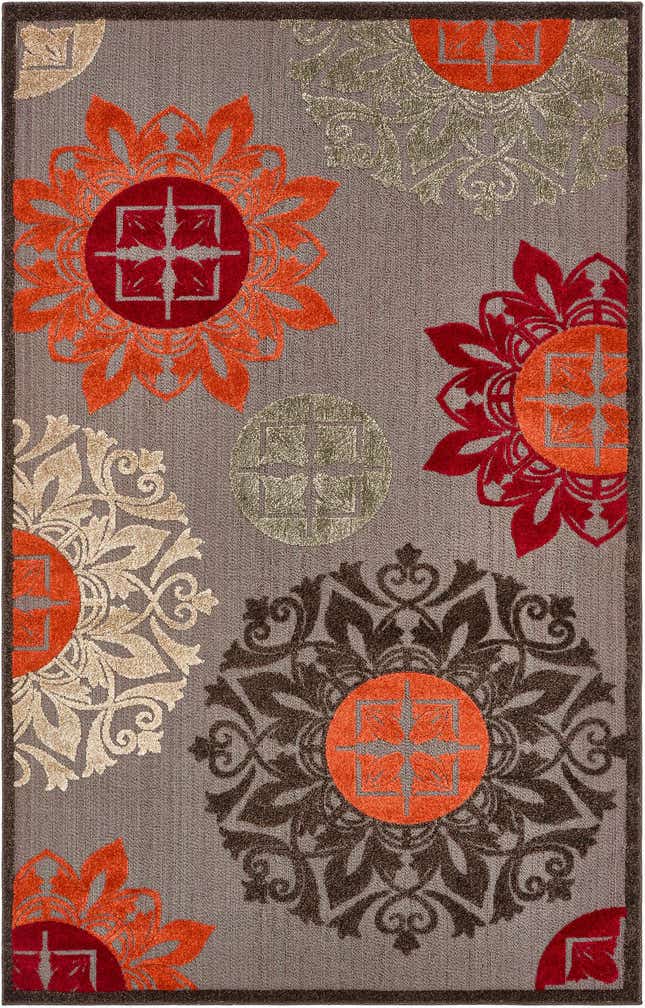 5' x 8' Easy-Clean Modern Indoor / Outdoor Rug
