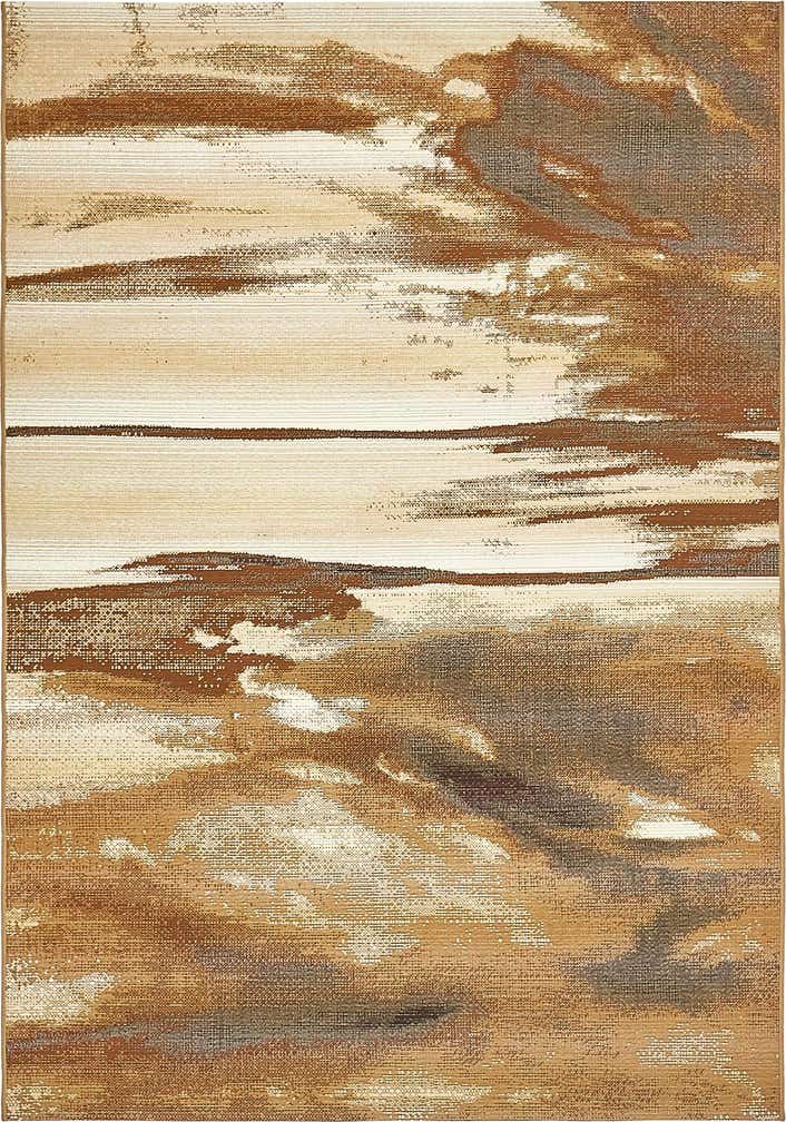 5' 3 x 8' Easy-Clean Modern Indoor / Outdoor Rug