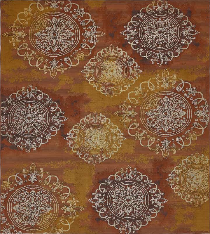 10' x 12' 2 Easy-Clean Modern Indoor / Outdoor Rug