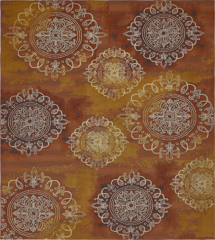 Detail image of 10' x 12' 2 Easy-Clean Modern Indoor / Outdoor Rug