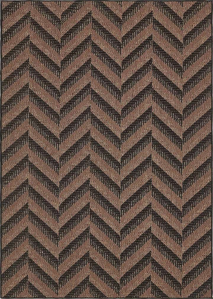 6' x 9' Easy-Clean Modern Indoor / Outdoor Rug