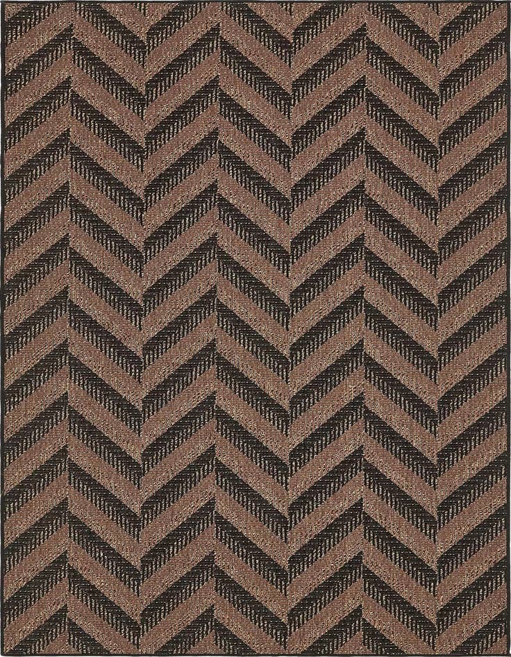 Detail image of 6' x 9' Easy-Clean Modern Indoor / Outdoor Rug