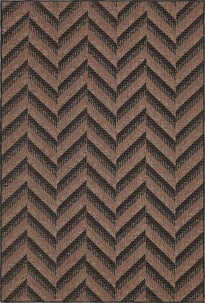 6' x 9' Easy-Clean Modern Indoor / Outdoor Rug