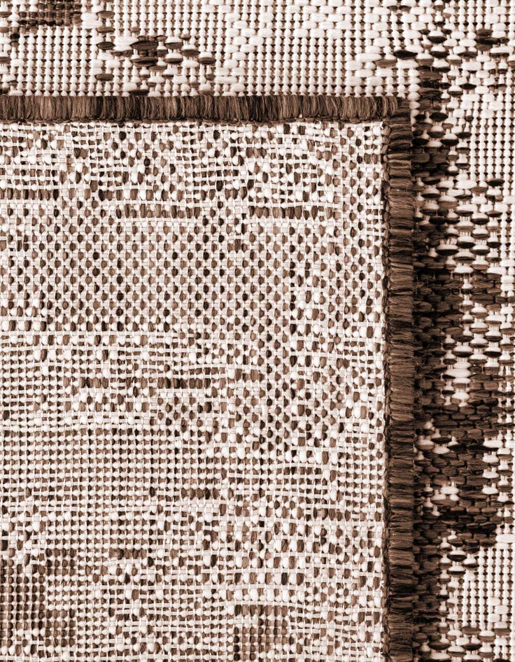 Detail image of 7' 10 x 11' Easy-Clean Modern Indoor / Outdoor Rug