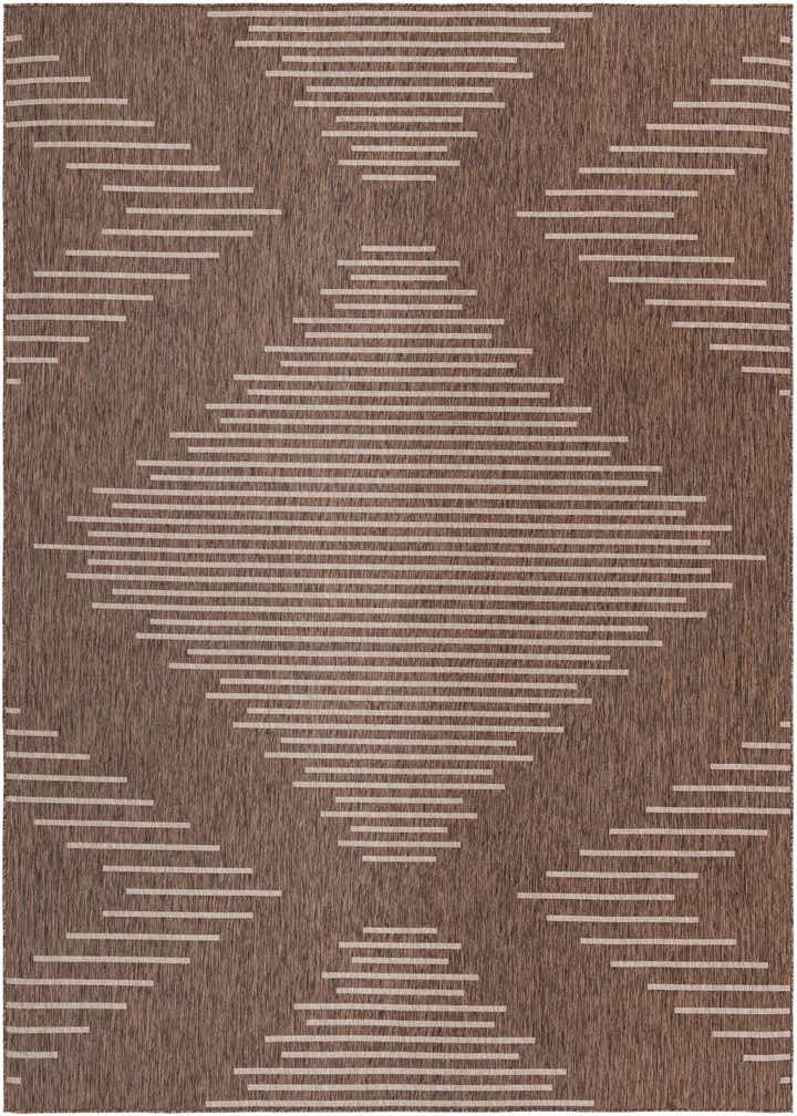 10' x 13' Easy-Clean Modern Indoor / Outdoor Rug