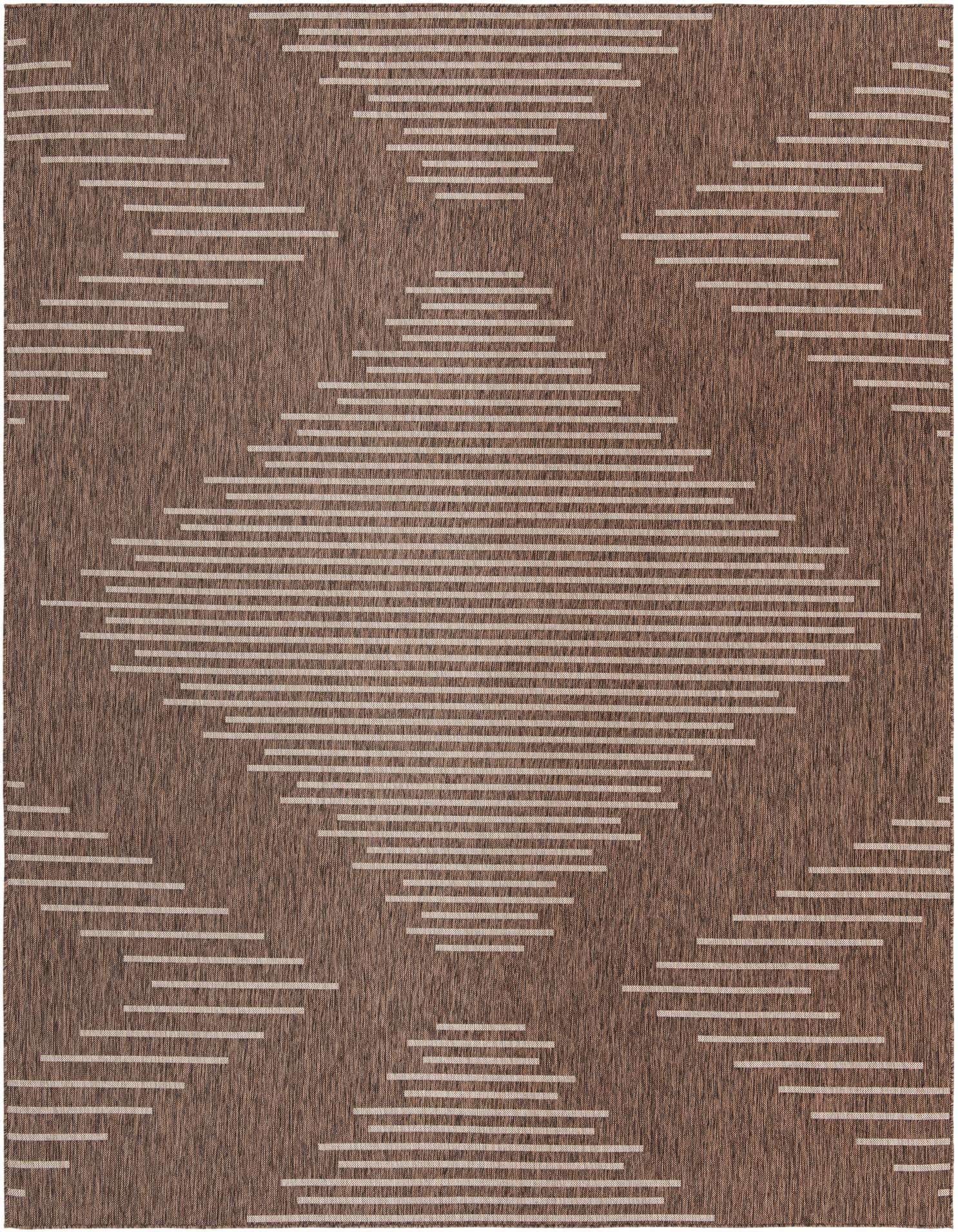 10' x 13' Easy-Clean Modern Indoor / Outdoor Rug