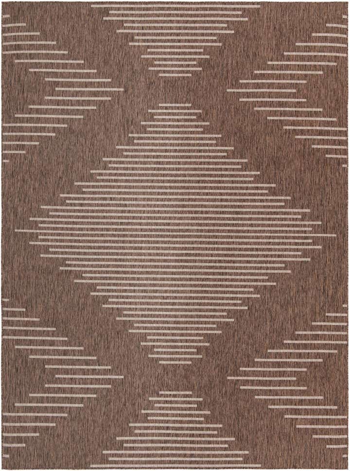 10' x 13' Easy-Clean Modern Indoor / Outdoor Rug