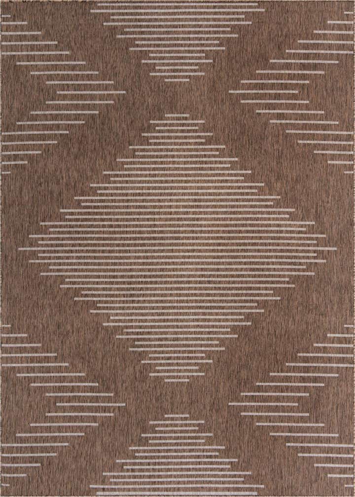 9' x 12' Easy-Clean Modern Indoor / Outdoor Rug