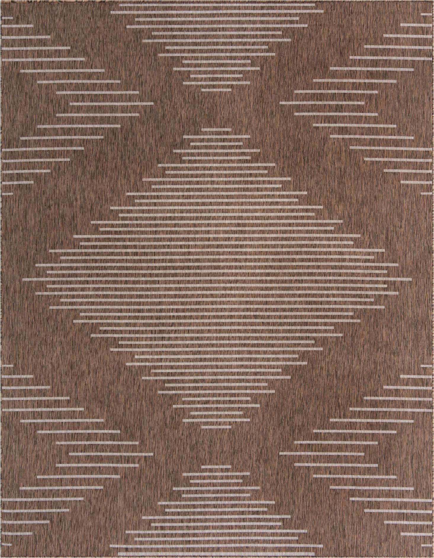 9' x 12' Easy-Clean Modern Indoor / Outdoor Rug