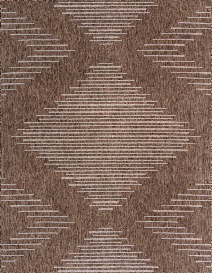 Detail image of 9' x 12' Easy-Clean Modern Indoor / Outdoor Rug