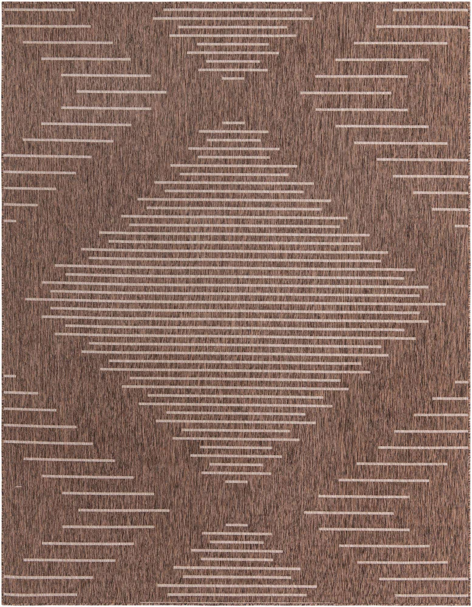 7' 10 x 10' Easy-Clean Modern Indoor / Outdoor Rug