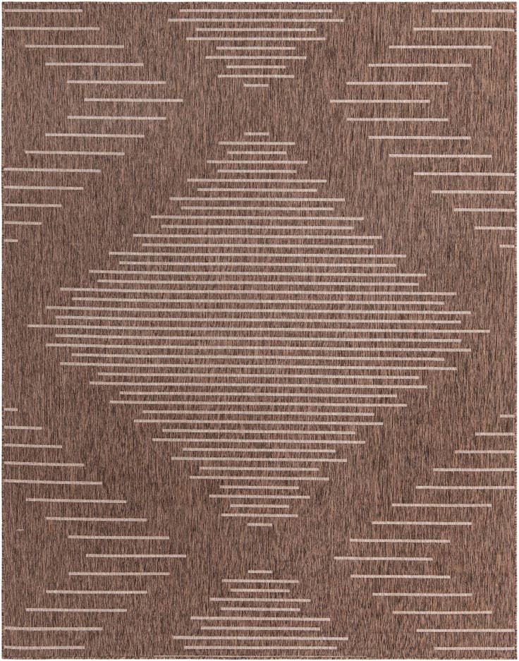 Detail image of 7' 10 x 10' Easy-Clean Modern Indoor / Outdoor Rug