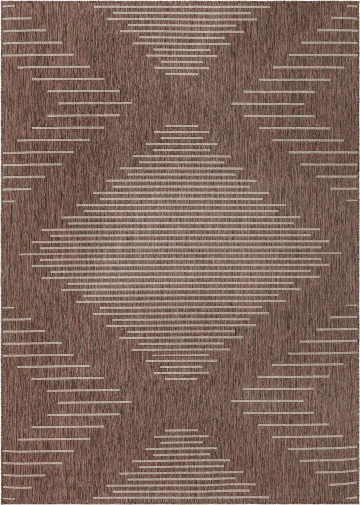 7' x 10' Easy-Clean Modern Indoor / Outdoor Rug