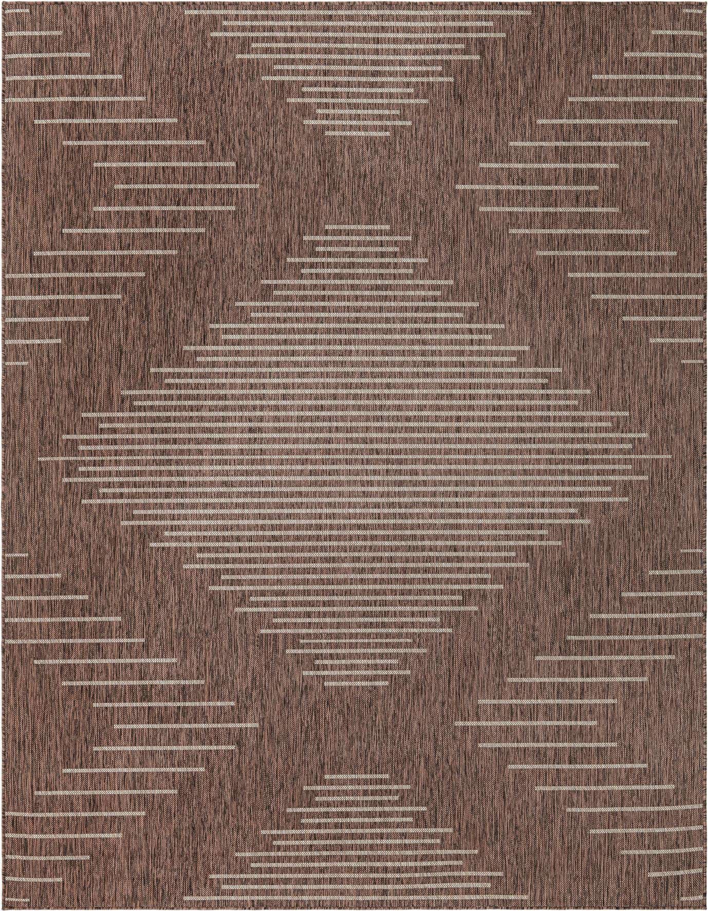 7' x 10' Easy-Clean Modern Indoor / Outdoor Rug