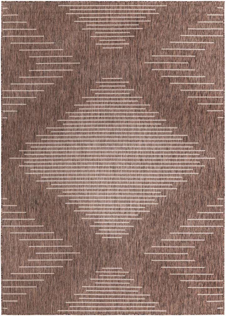 6' x 9' Easy-Clean Modern Indoor / Outdoor Rug