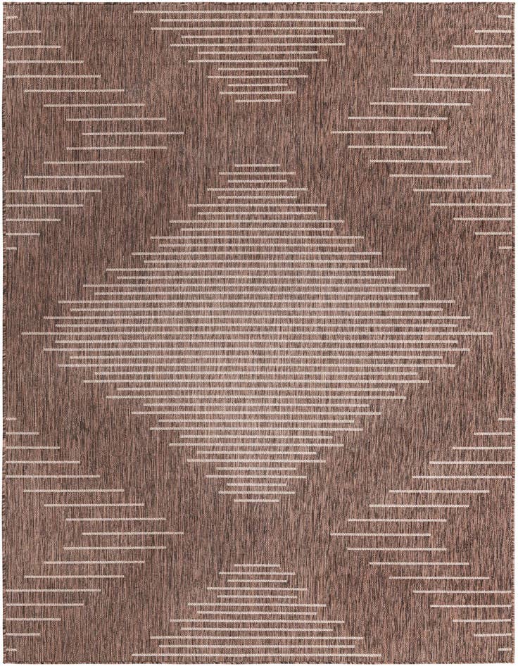 Detail image of 6' x 9' Easy-Clean Modern Indoor / Outdoor Rug