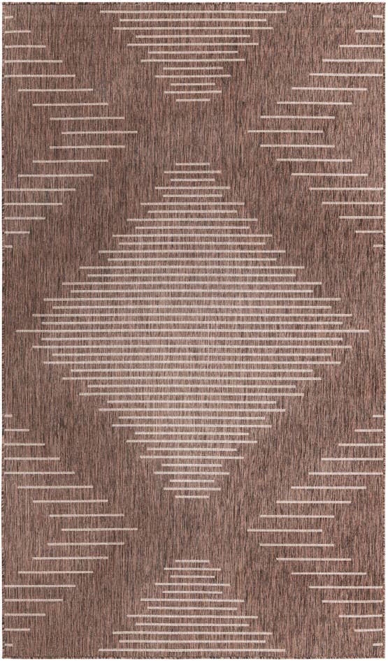 Detail image of 6' x 9' Easy-Clean Modern Indoor / Outdoor Rug