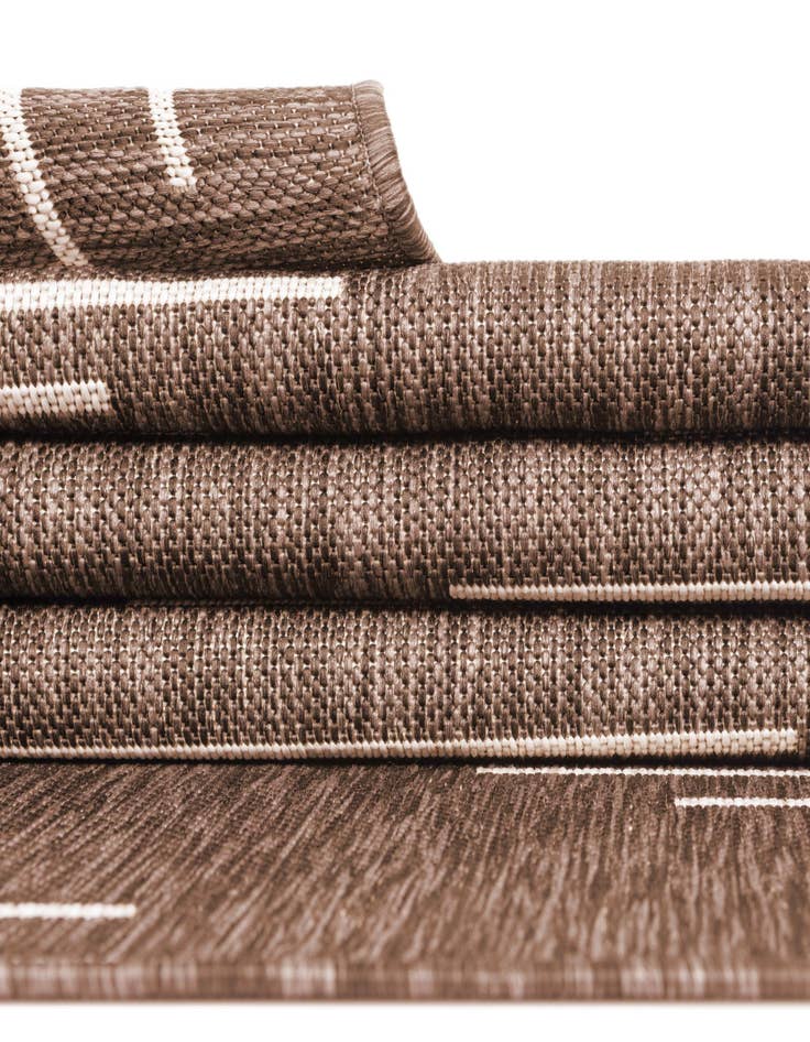 Detail image of 6' x 9' Easy-Clean Modern Indoor / Outdoor Rug