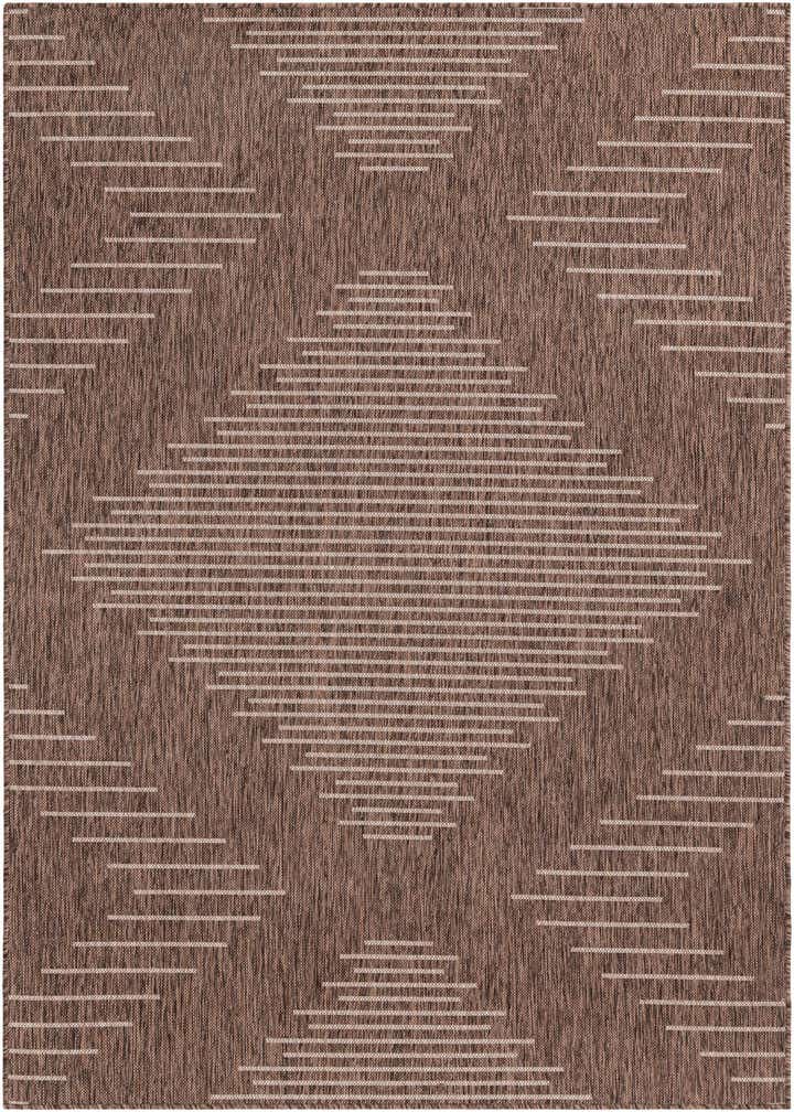 5' 3 x 8' Easy-Clean Modern Indoor / Outdoor Rug