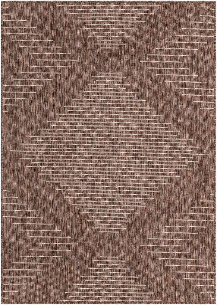 4' x 6' Easy-Clean Modern Indoor / Outdoor Rug