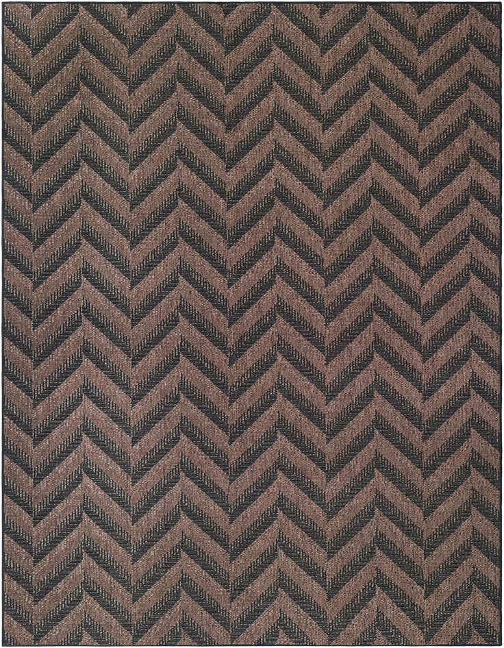 Detail image of 9' x 12' Easy-Clean Modern Indoor / Outdoor Rug