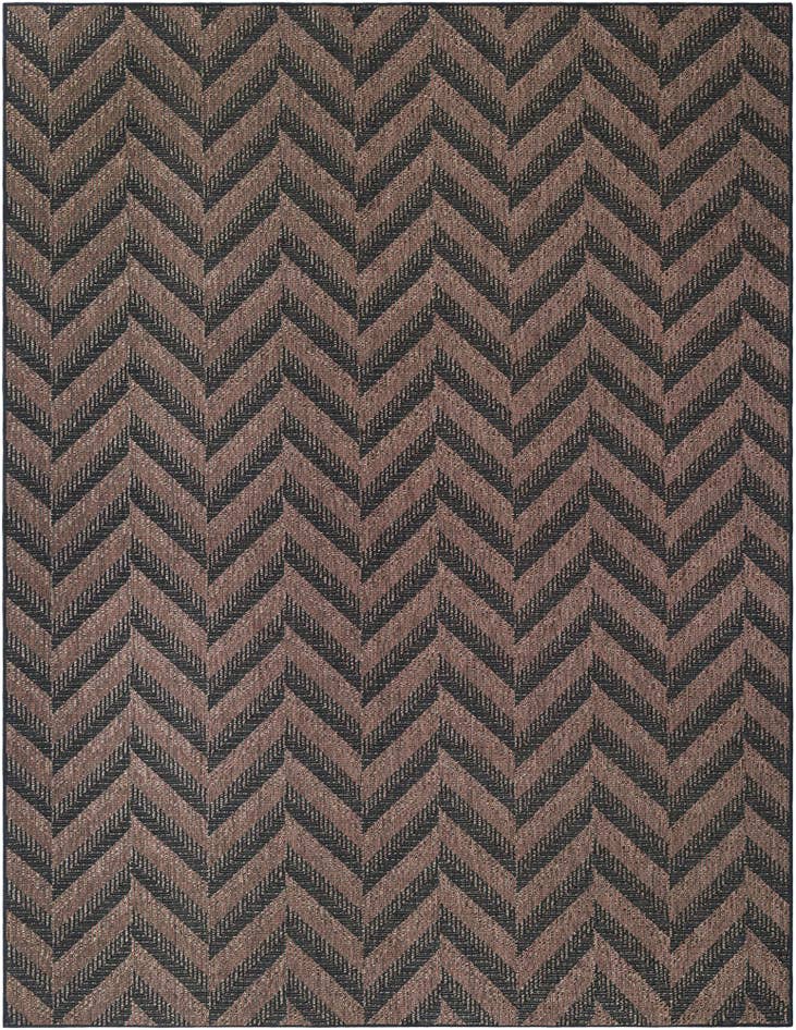 Detail image of 9' x 12' Easy-Clean Modern Indoor / Outdoor Rug