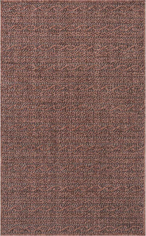 Detail image of 4' x 6' Easy-Clean Modern Indoor / Outdoor Rug