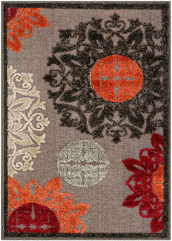 2' x 3' Easy-Clean Modern Indoor / Outdoor Rug