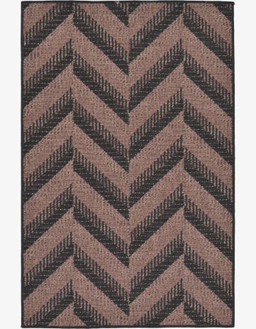 3' 3 x 5' Easy-Clean Modern Indoor / Outdoor Rug
