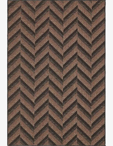 6' x 9' Easy-Clean Modern Indoor / Outdoor Rug
