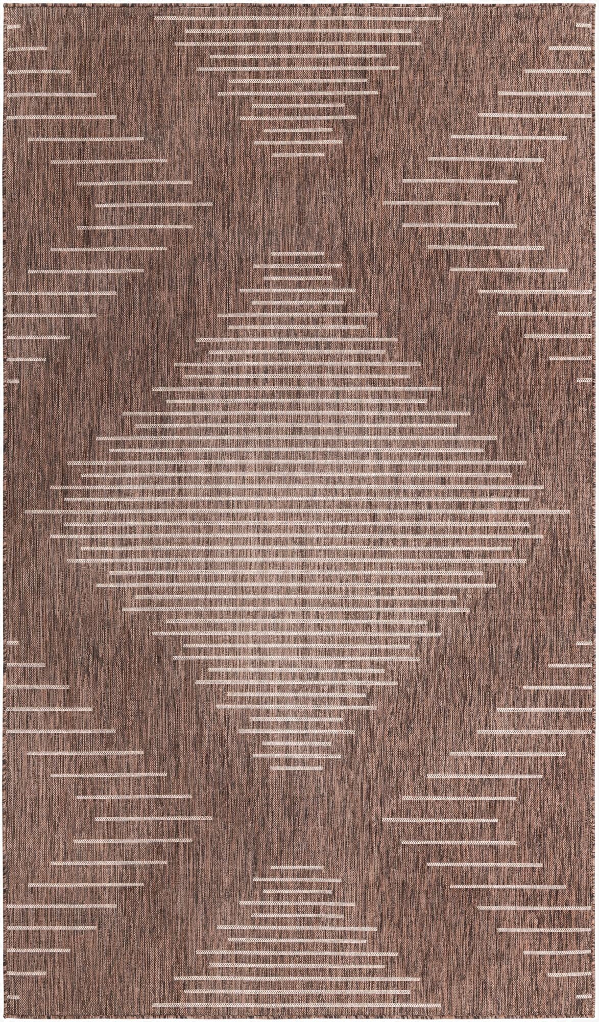 6' x 9'  Washable Modern Indoor / Outdoor Rug