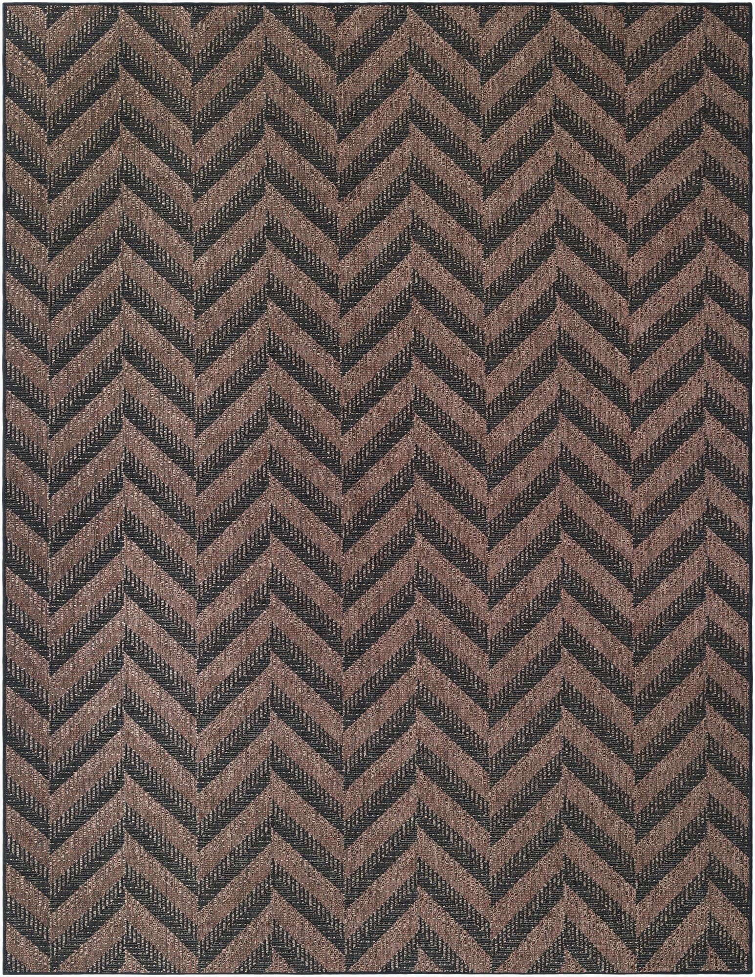 9' x 12'  Washable Modern Indoor / Outdoor Rug