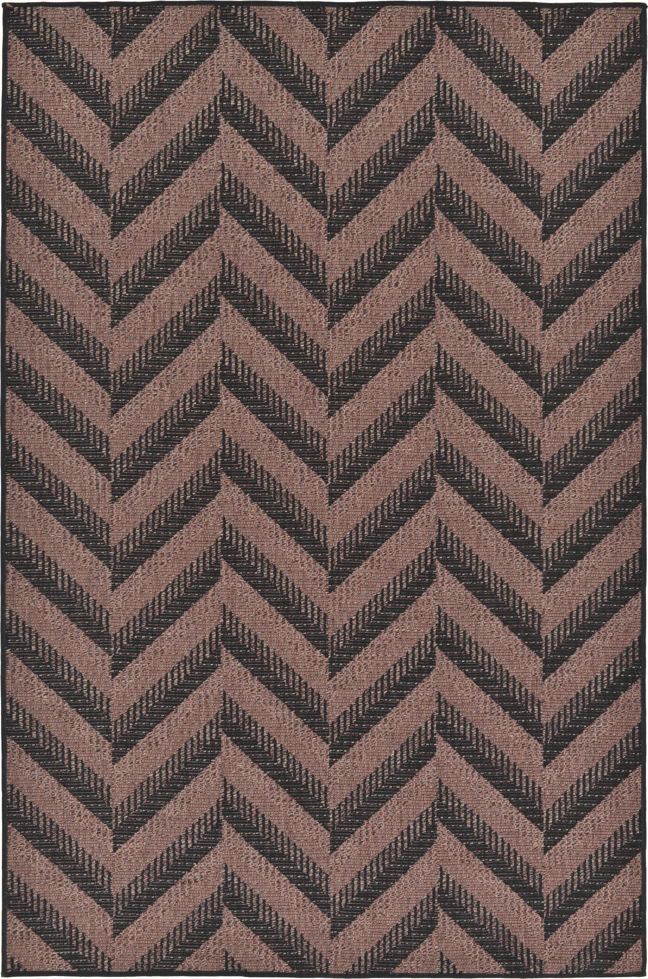 5' 3 x 8'  Washable Modern Indoor / Outdoor Rug