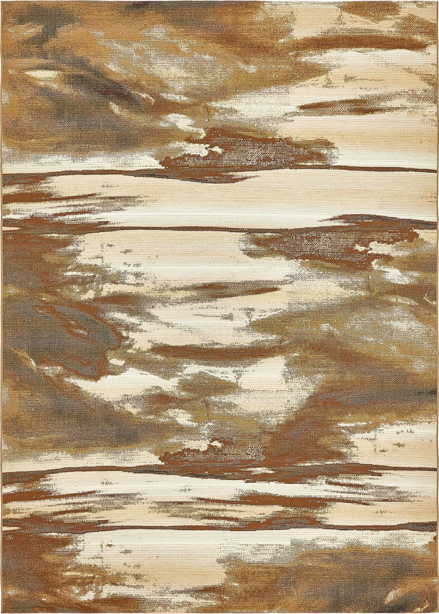 8' x 11' 4  Washable Modern Indoor / Outdoor Rug