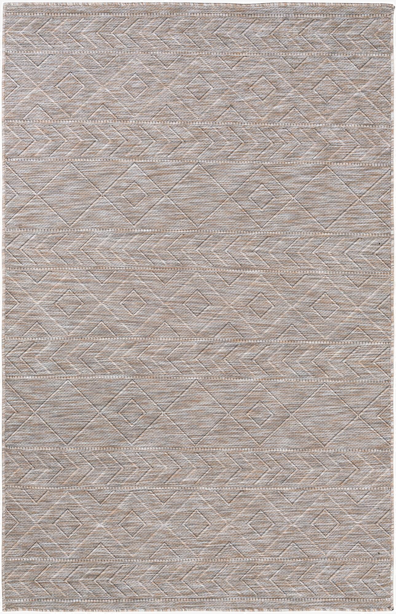 5' 3 x 8'  Washable Modern Indoor / Outdoor Rug