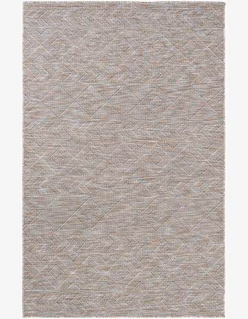 5' 3 x 8' Easy-Clean Modern Indoor / Outdoor Rug