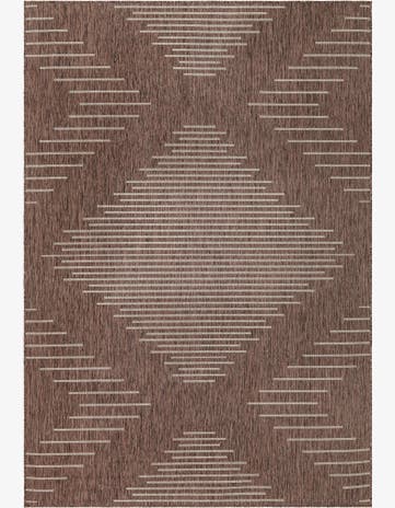 7' x 10' Easy-Clean Modern Indoor / Outdoor Rug